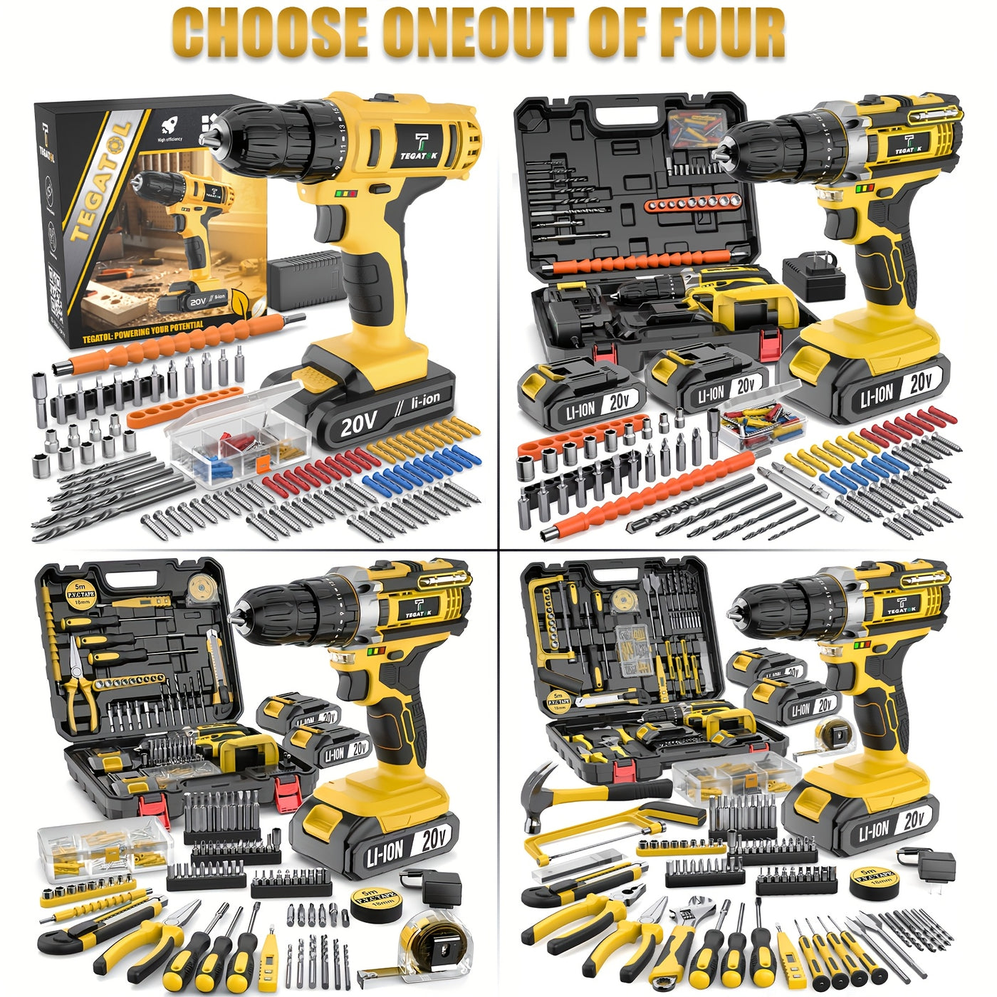 Cordless Drill Tool Kit