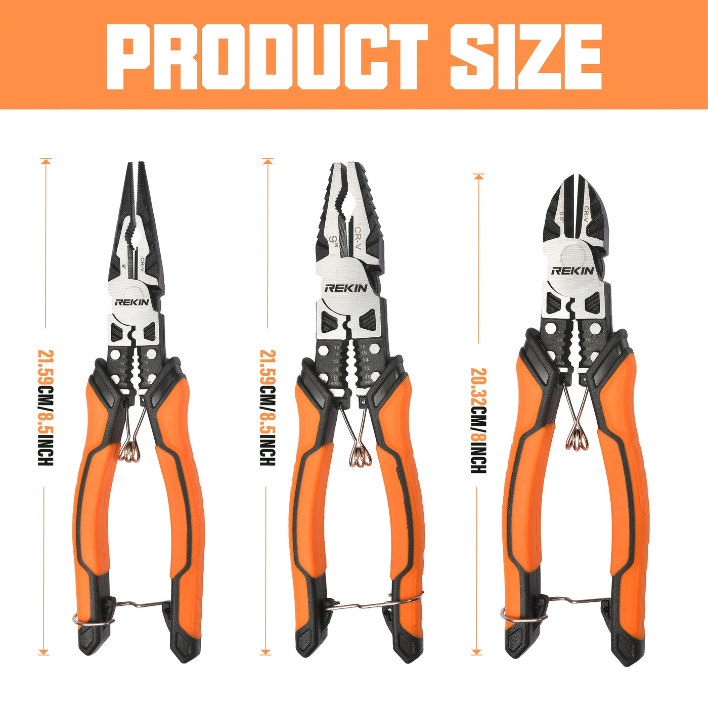9-in-1 Multi-Function Pliers Set