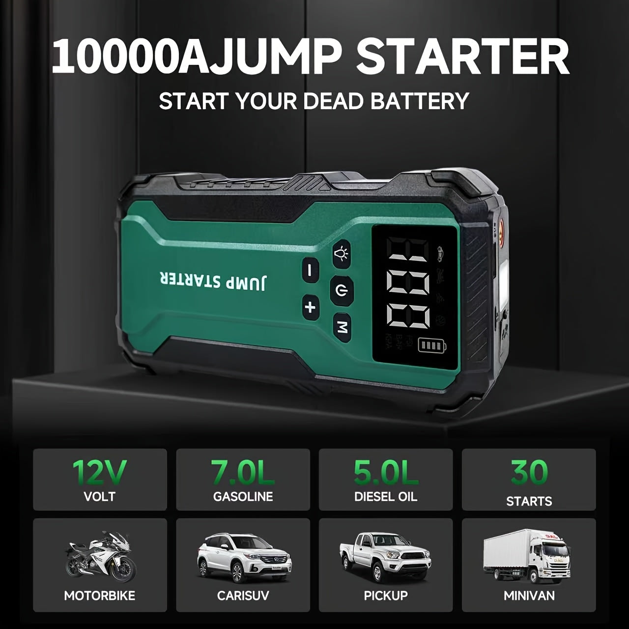 7-in-1 Car Jump Starter
