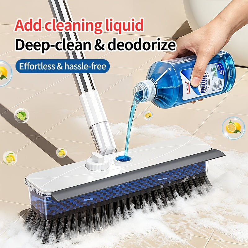 4-in-1 V-Shaped Floor Scrub Brush
