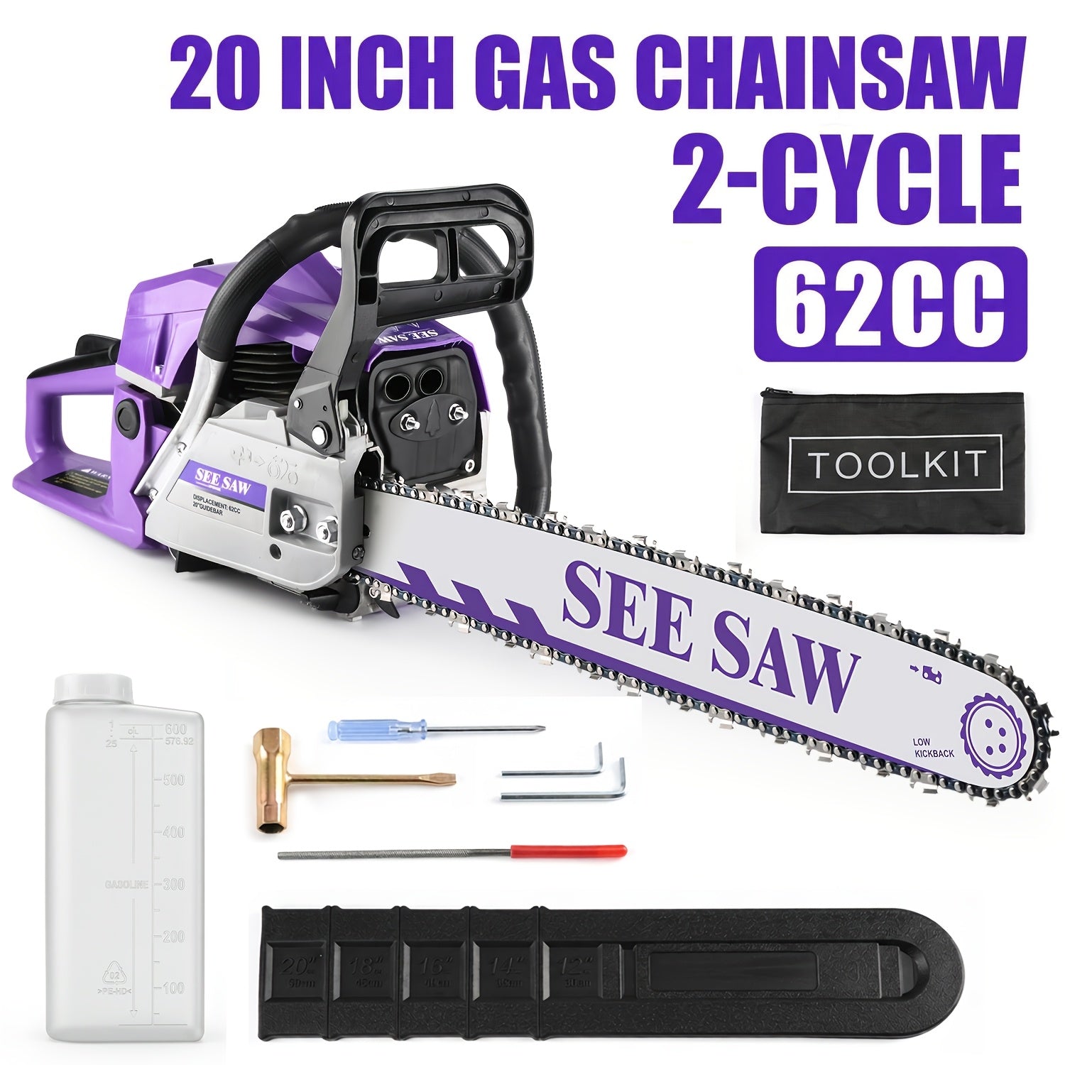 20-Inch Gas Chainsaw