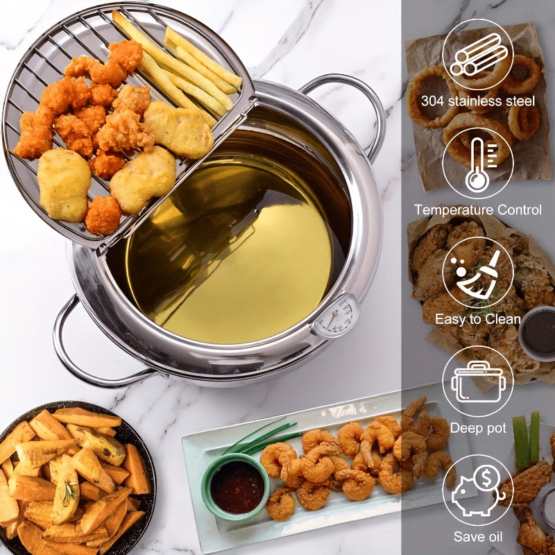 Stainless Steel Deep Fryer Pot