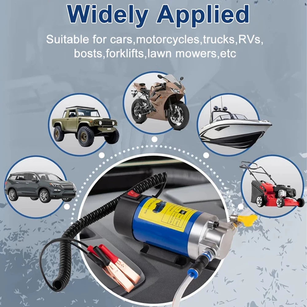 12/24V Portable Oil Transfer Pump