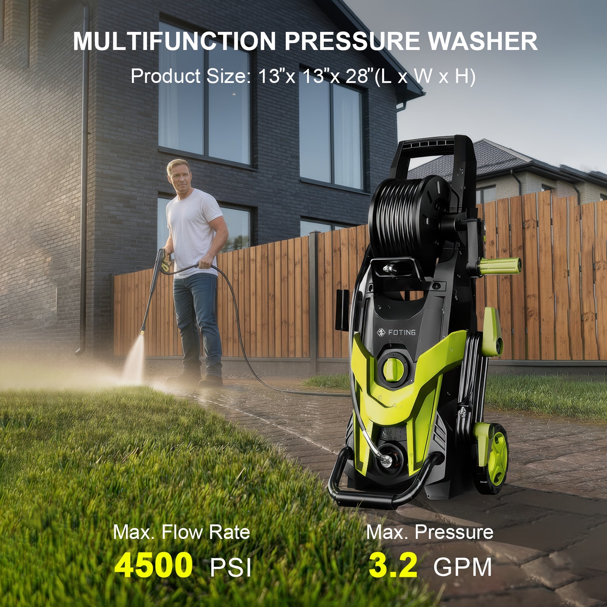 High-Pressure Power Washer