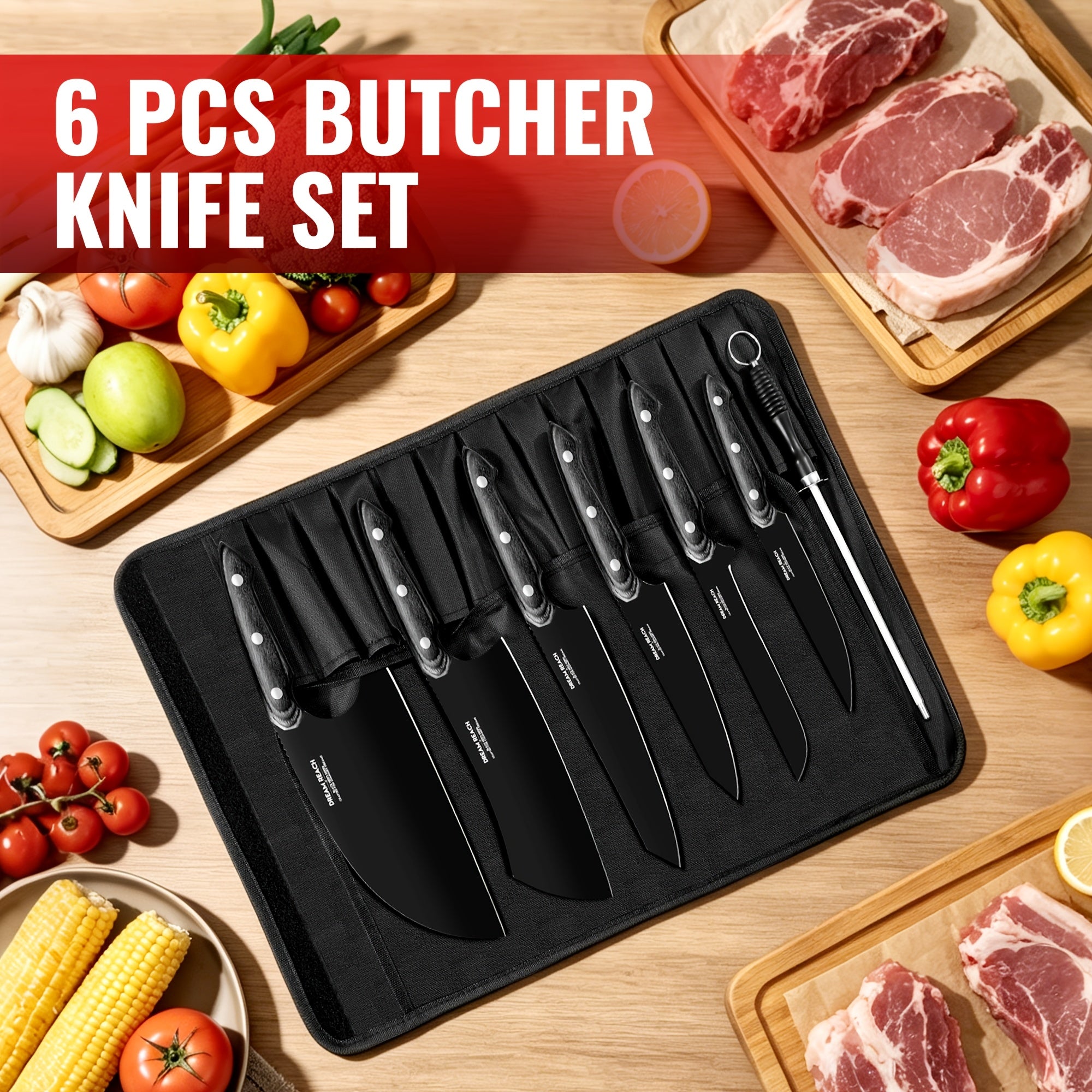6-Piece Chef Knife Set