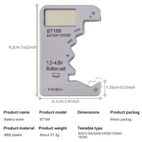 Digital Battery Tester with LCD Display