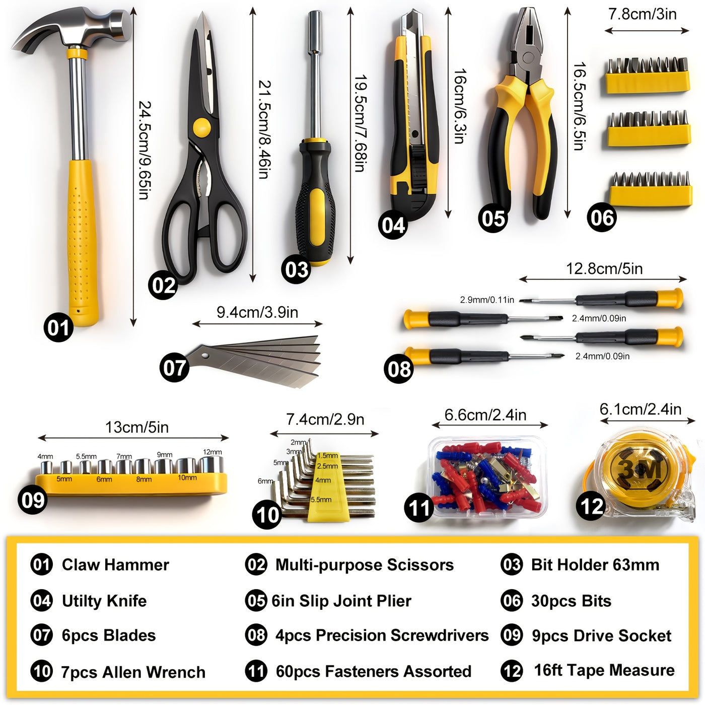 122-Piece Tool Kit