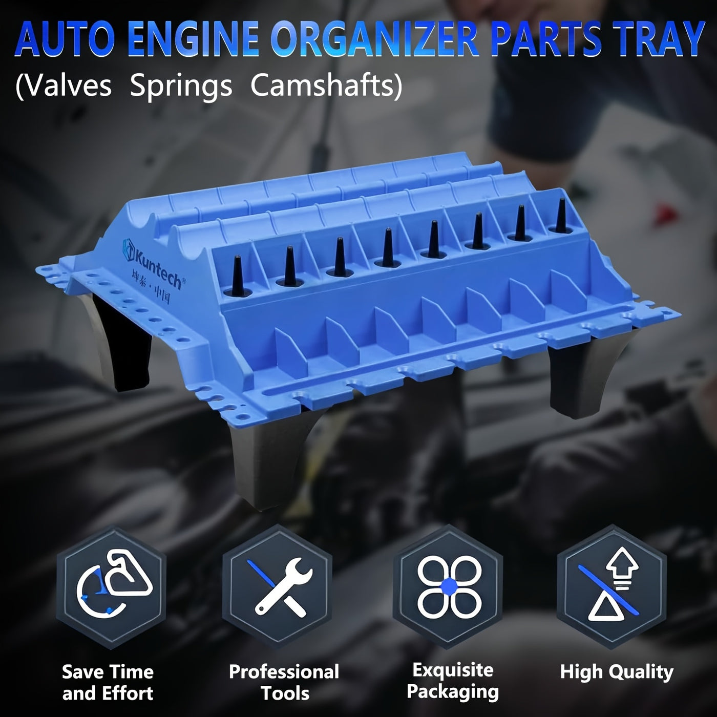 Engine Parts Organizer Tray