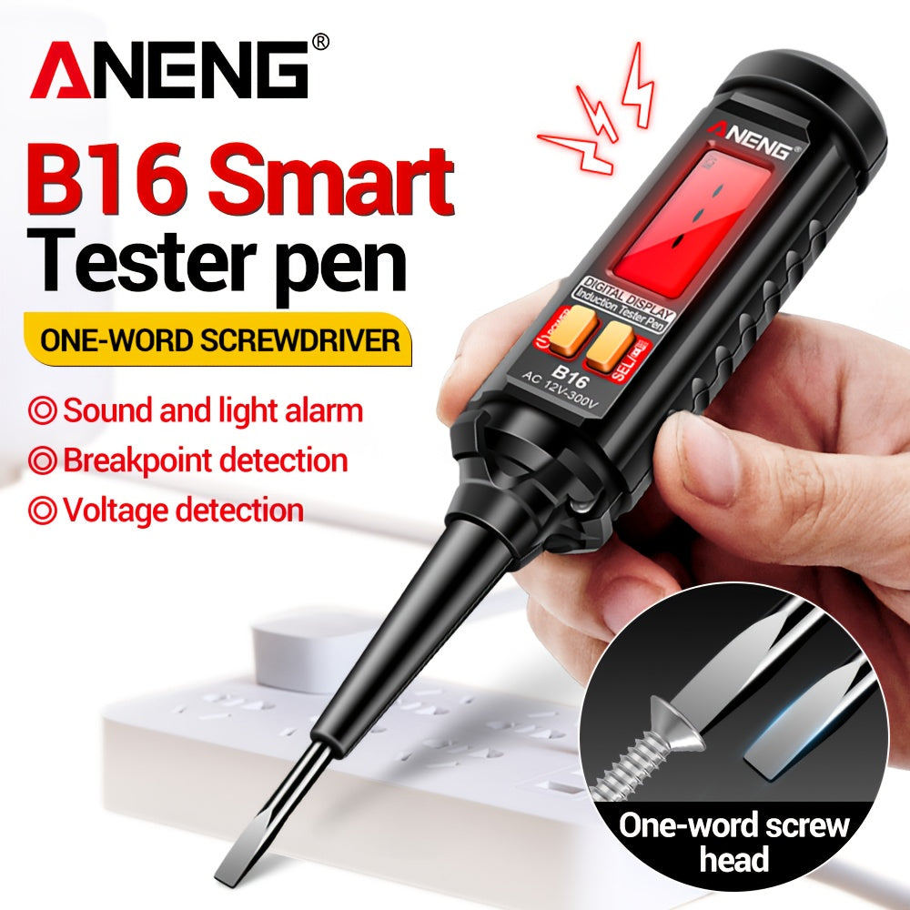 Non-Contact Voltage Detector Pen with LCD Display