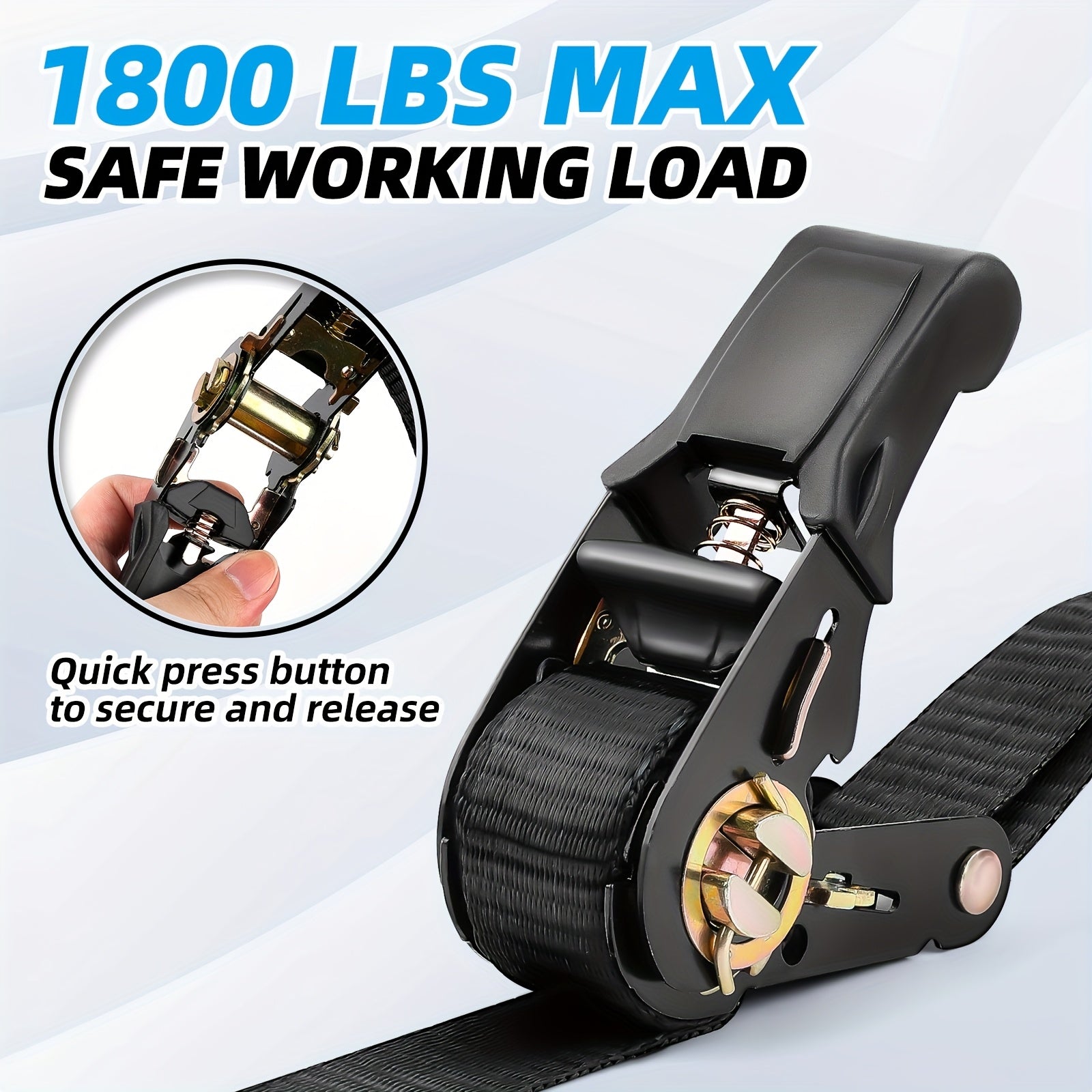 Heavy-Duty Ratchet Straps