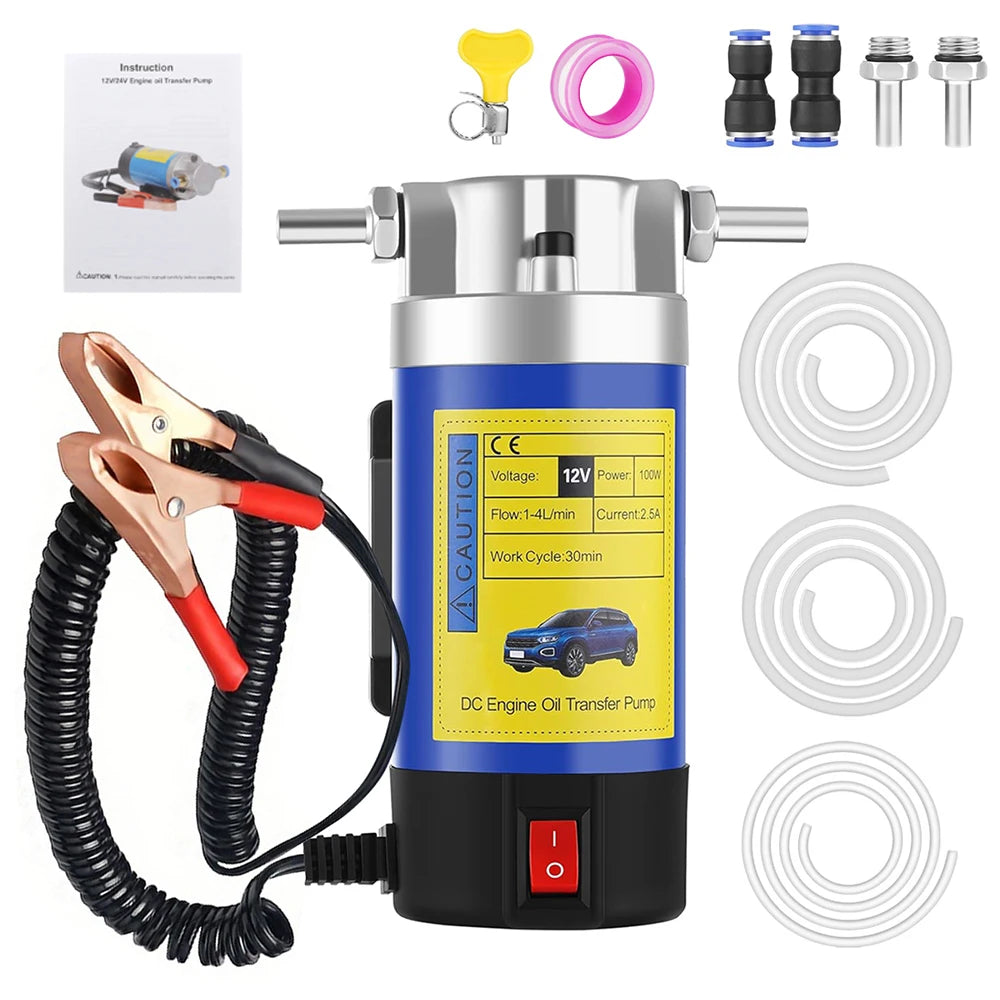 12/24V Portable Oil Transfer Pump
