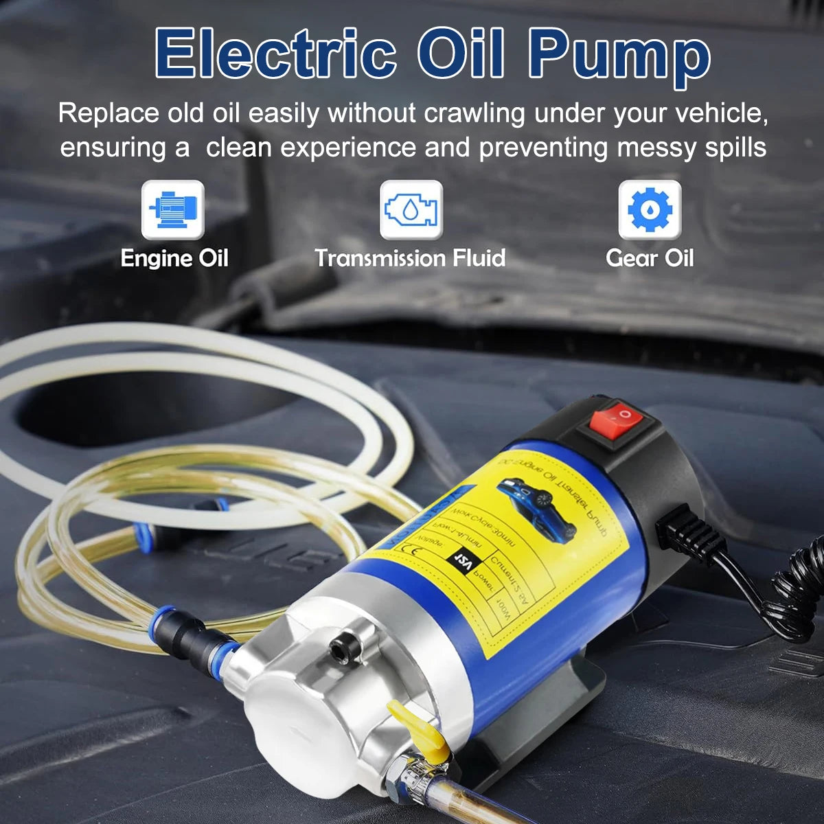 12/24V Portable Oil Transfer Pump