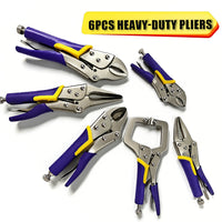 6-Piece Locking Pliers Set
