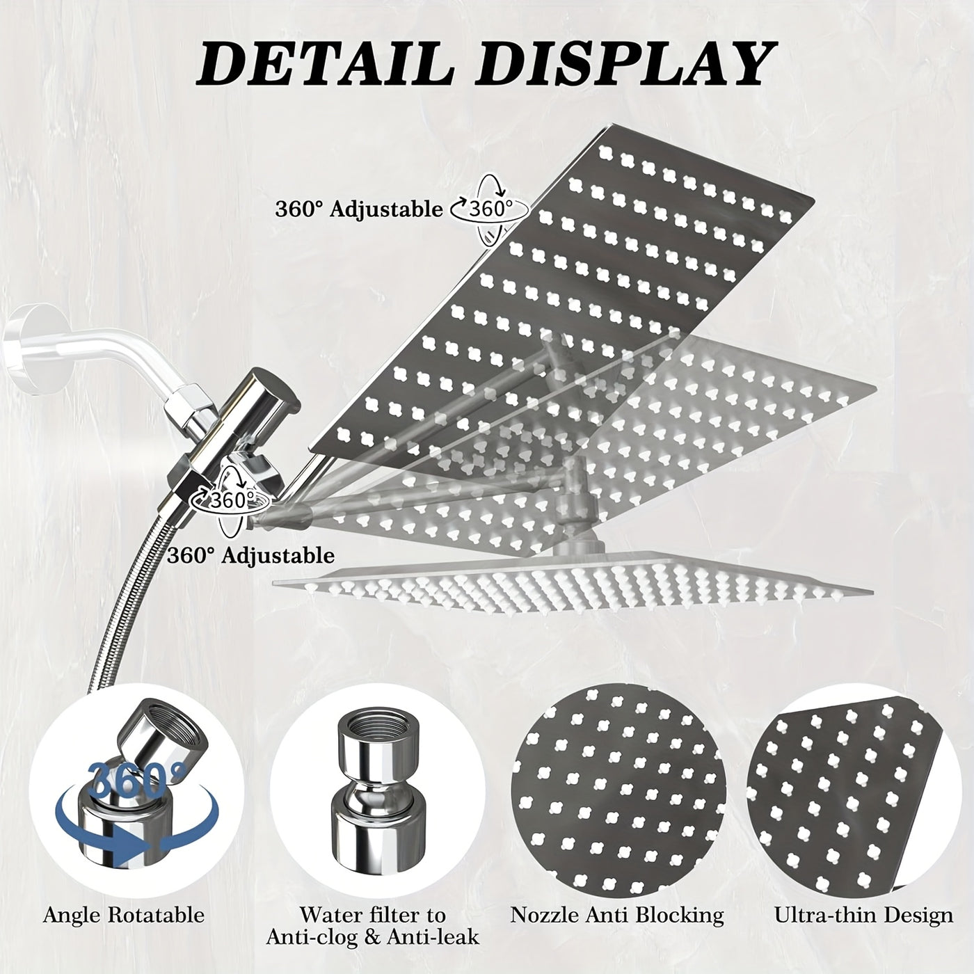 High-Pressure Shower System