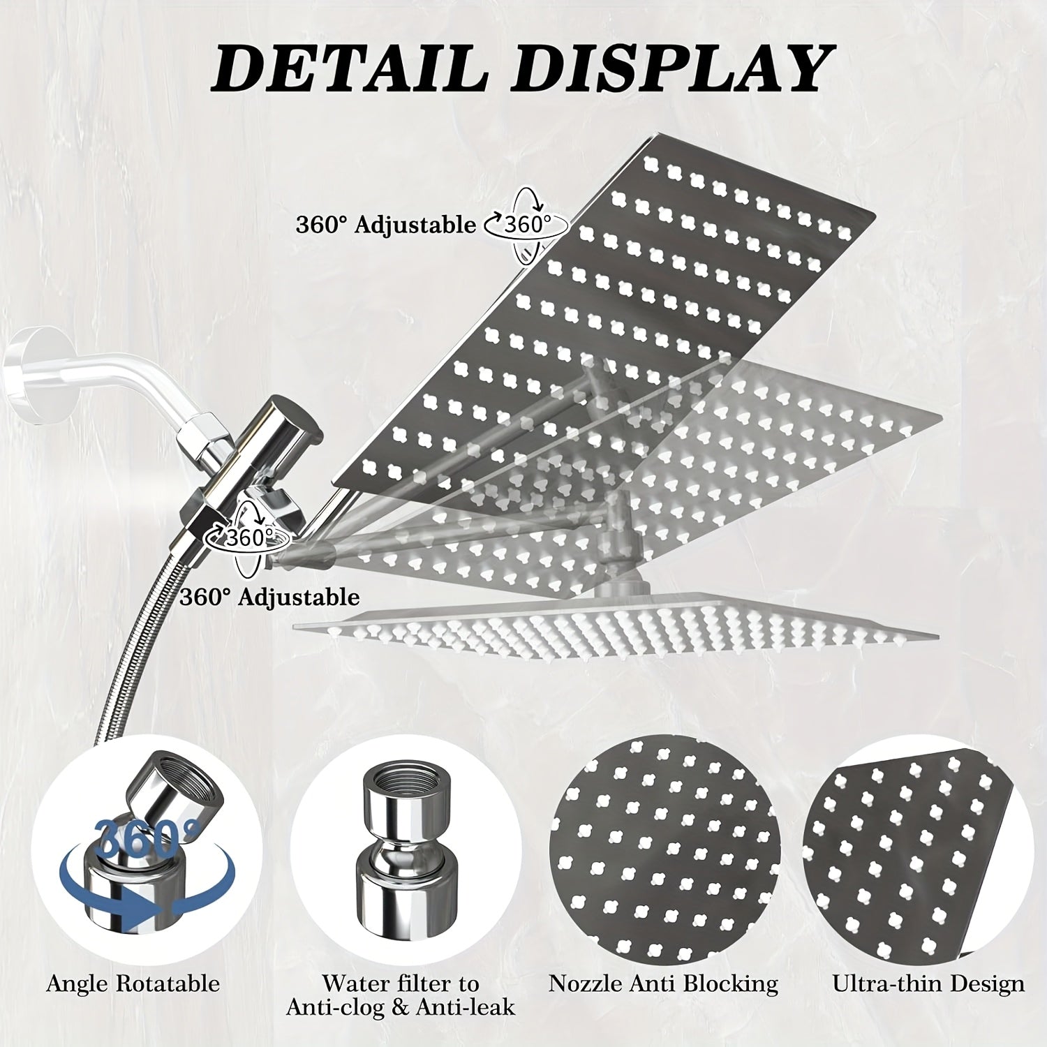 High-Pressure Shower System