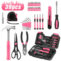 39-Piece Pink Tool Kit