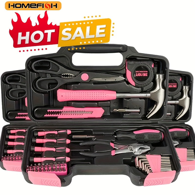 39-Piece Pink Tool Kit