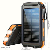 20,000mAh Solar Power Bank with Dual USB Ports