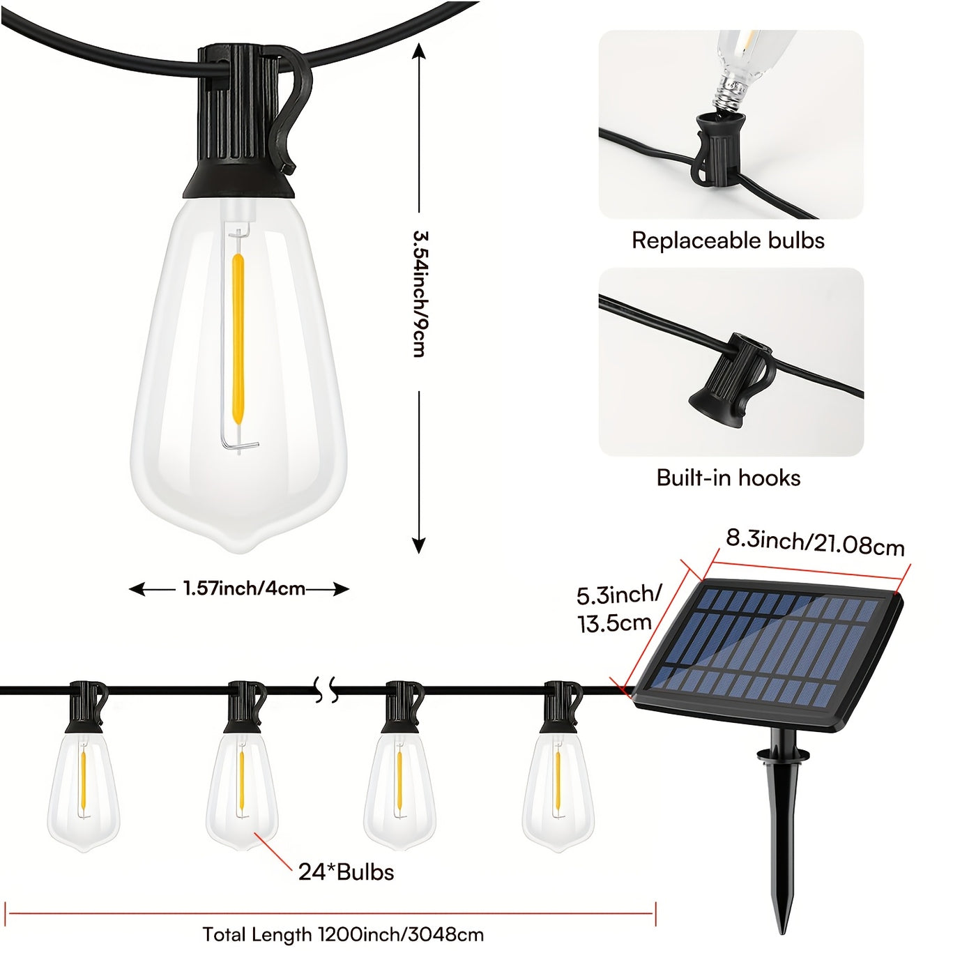 Outdoor LED String Lights